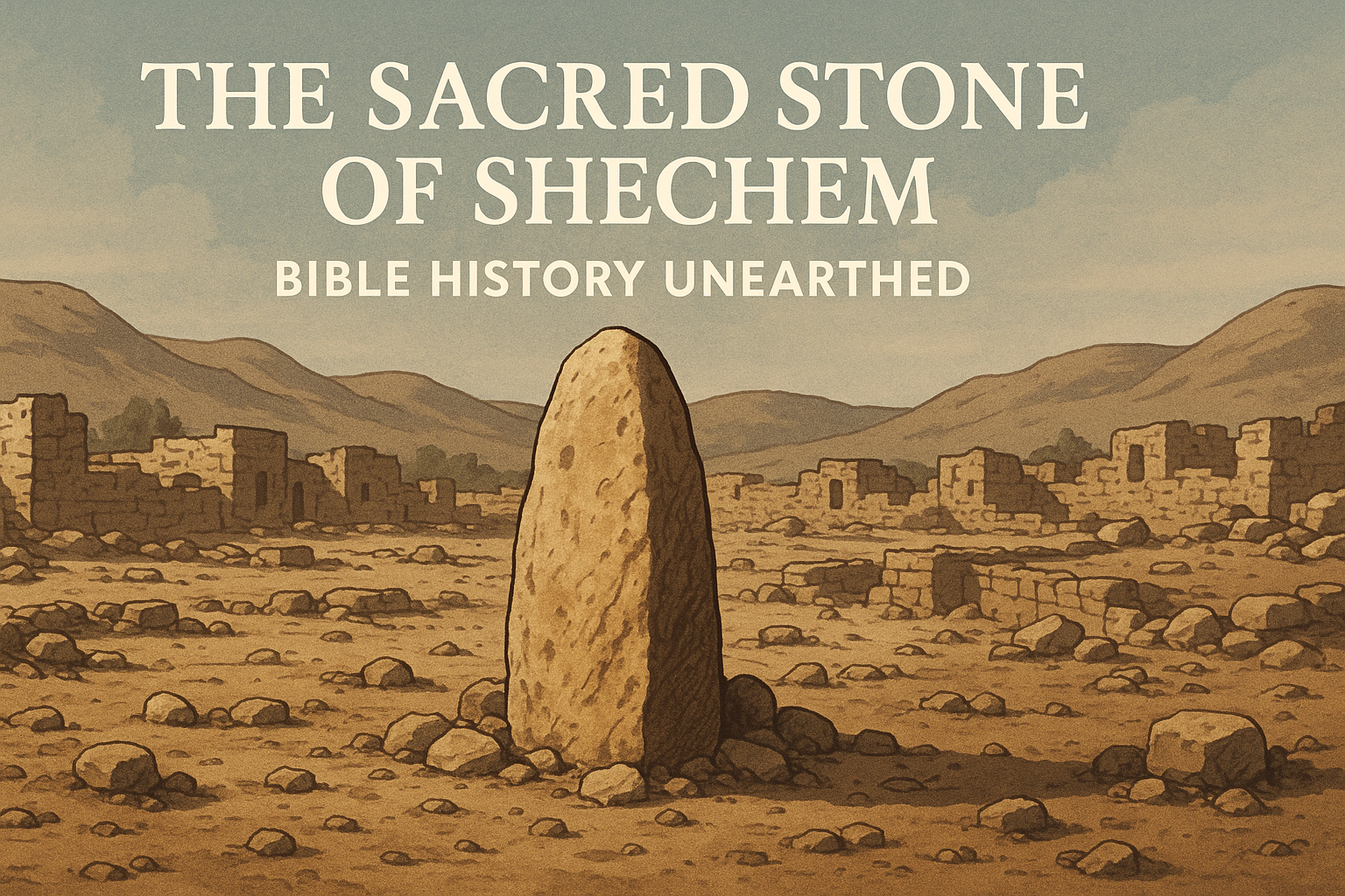 The Sacred Stone of Shechem: Bible History Unearthed